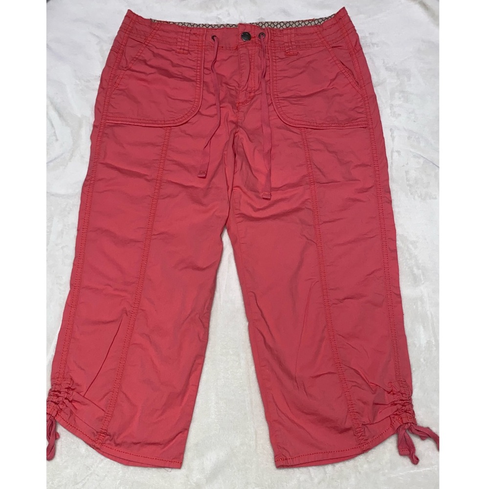 Pink Cargo Capri pants